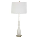 Uttermost 30235 Annora Glossy White Table Lamp IMAGE 4
