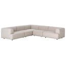 Sunpan Darren Modular 5 pc Sectional - Moto Stucco IMAGE 1