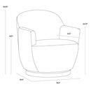 Sunpan Casey 106401 Swivel Lounge Chair IMAGE 9