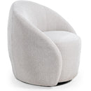 Decor-Rest Furniture Swivel Fabric Chair 2261-59 Swivel Chair - Hermes Ivory IMAGE 2