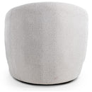 Decor-Rest Furniture Swivel Fabric Chair 2261-59 Swivel Chair - Hermes Ivory IMAGE 4
