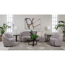 Decor-Rest Furniture Swivel Fabric Chair 2261-59 Swivel Chair - Hermes Ivory IMAGE 7