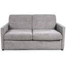 Decor-Rest Furniture Transformer Fabric Full Sleeper Loveseat Transformer 2TH-5DB Sleeper Loveseat - Mercedes Ash IMAGE 1