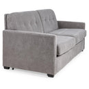 Decor-Rest Furniture Transformer Fabric Full Sleeper Loveseat Transformer 2TH-5DB Sleeper Loveseat - Mercedes Ash IMAGE 3