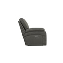 La-Z-Boy Greyson Power Reclining Loveseat w/ Headrest, Lumbar & Console - Blue Grey IMAGE 3