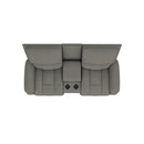 La-Z-Boy Greyson Power Reclining Loveseat w/ Headrest, Lumbar & Console - Blue Grey IMAGE 5