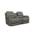 La-Z-Boy Greyson Power Reclining Loveseat w/ Headrest & Console - Blue Grey IMAGE 1