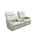La-Z-Boy Lennon Power Wall Reclining Loveseat w/ Console Headrest & Lumbar - Linen IMAGE 1