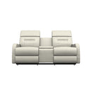 La-Z-Boy Lennon Power Wall Reclining Loveseat w/ Console Headrest & Lumbar - Linen IMAGE 2