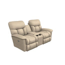  La-Z-Boy Mateo Power Wall Reclining Loveseat w/ Headrest & Console - Cream IMAGE 1