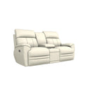  La-Z-Boy Talladega Power Reclining Loveseat w/ Headrest, Lumbar & Console - Ivory IMAGE 1
