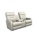  La-Z-Boy Lennon Power Wall Reclining Loveseat w/ Headrest & Console - Linen IMAGE 1