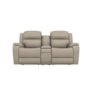 La-Z-Boy Dorian Power Reclining Loveseat w/ Headrest, Lumbar & Console - Dove IMAGE 2