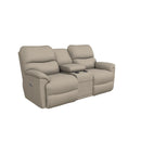 La-Z-Boy Trouper Power Reclining Loveseat w/ Headrest, Lumbar & Console - Dove IMAGE 1