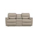 La-Z-Boy Trouper Power Reclining Loveseat w/ Headrest, Lumbar & Console - Dove IMAGE 2