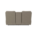 La-Z-Boy Trouper Power Reclining Loveseat w/ Headrest, Lumbar & Console - Dove IMAGE 4
