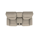 La-Z-Boy Trouper Power Reclining Loveseat w/ Headrest, Lumbar & Console - Dove IMAGE 5