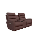 La-Z-Boy Liam Power Wall Reclining Loveseat w/ Console Headrest & Lumbar - Burgundy IMAGE 1
