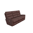 La-Z-Boy Liam Power Wall Reclining Sofa w/ Headrest & Lumbar - Burgundy IMAGE 1