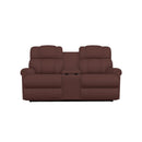 La-Z-Boy Pinnacle Power Wall Reclining Loveseat w/ Console Headrest & Lumbar - Burgundy IMAGE 2