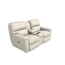 La-Z-Boy Ava Power Reclining Sofa w/ Console Headrest & Lumbar - Ivory IMAGE 1