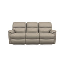 La-Z-Boy Trouper Power Reclining Sofa w/ Headrest & Lumbar - Dove IMAGE 2