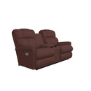La-Z-Boy Pinnacle Power Wall Reclining Loveseat w/ Headrest & Console - Burgundy IMAGE 1