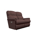 La-Z-Boy Pinnacle Power Reclining Loveseat w/ Headrest - Burgundy IMAGE 1