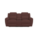 La-Z-Boy Joel Power Reclining Loveseat w/ Headrest, Lumbar & Console - Burgundy IMAGE 2