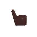 La-Z-Boy Joel Power Reclining Loveseat w/ Headrest, Lumbar & Console - Burgundy IMAGE 3