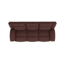 La-Z-Boy Joel Power Reclining Sofa w/ Headrest & Lumbar - Burgundy IMAGE 5