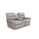 La-Z-Boy Robin Power Reclining Loveseat w/ Headrest & Console - Smoke IMAGE 1