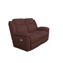 La-Z-Boy Joel Power Reclining Loveseat w/ Headrest & Lumbar - Burgundy IMAGE 1