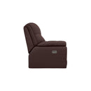 La-Z-Boy Morrison Power Reclining Loveseat w/ Headrest & Lumbar - Burgundy IMAGE 3