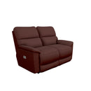 La-Z-Boy Brooks Power Reclining Loveseat w/ Headrest & Lumbar - Burgundy IMAGE 1