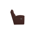 La-Z-Boy Joel Power Reclining Loveseat w/ Headrest & Console - Burgundy IMAGE 3