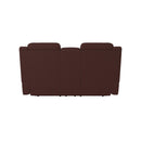 La-Z-Boy Joel Power Reclining Loveseat w/ Headrest & Console - Burgundy IMAGE 4