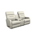 La-Z-Boy Lennon Wall Reclining Loveseat w/Console - Linen IMAGE 1