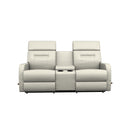 La-Z-Boy Lennon Wall Reclining Loveseat w/Console - Linen IMAGE 2