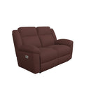 La-Z-Boy Joel Power Reclining Loveseat w/ Headrest - Burgundy IMAGE 1