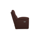 La-Z-Boy Joel Power Reclining Loveseat w/ Headrest - Burgundy IMAGE 3