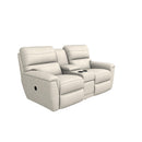 La-Z-Boy Ava Reclining Loveseat w/ Console - Ivory IMAGE 1