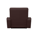La-Z-Boy Maddox Power Reclining Chair and A Half w/ Headrest & Lumbar - Burgundy IMAGE 4