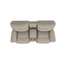 La-Z-Boy James Reclining Loveseat w/ Console - Dove IMAGE 5