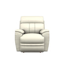 La-Z-Boy Talladega Power Rocking Recliner w/ Headrest & Lumbar - Ivory IMAGE 2