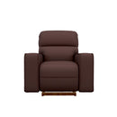La-Z-Boy Maddox Power Rocking Recliner w/ Headrest & Lumbar - Burgundy IMAGE 2