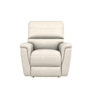La-Z-Boy Ava Power Rocking Recliner w/ Headrest & Lumbar - Ivory IMAGE 2
