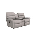 La-Z-Boy Robin Reclining Loveseat w/ Console - Smoke IMAGE 1