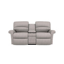 La-Z-Boy Robin Reclining Loveseat w/ Console - Smoke IMAGE 2