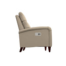 La-Z-Boy Mercer High Leg Power Recliner w/ Headrest - Cream IMAGE 3